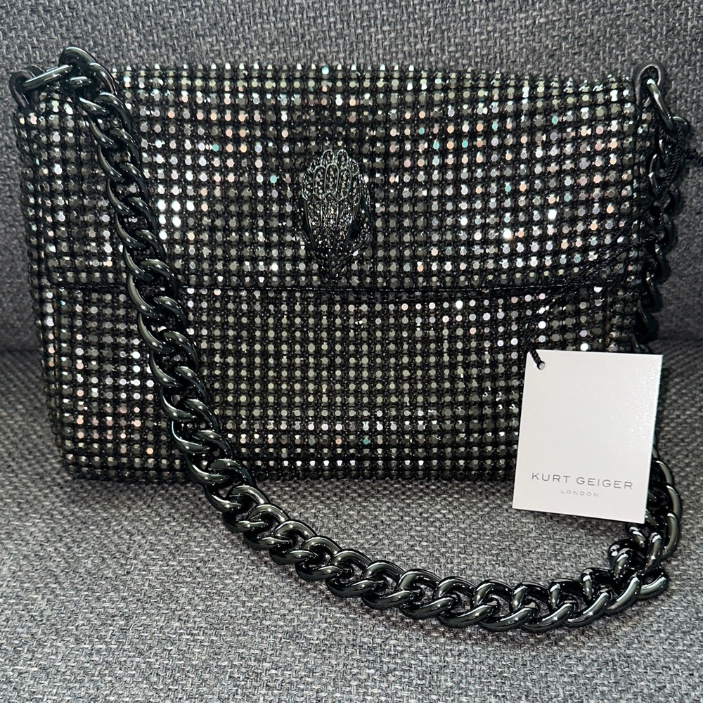 Kurt Geiger gunmetal Crossbody Bag